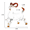 Bouteilles en verre de décanteur en forme de mouton